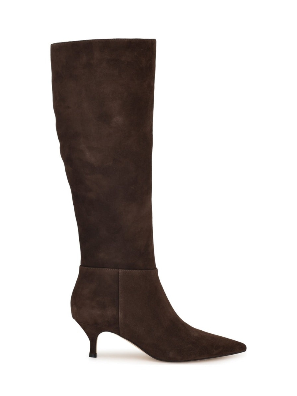 Nine West Women's Dark Brown Suede Over-the-Knee Boots Nine West Caddy Boo  8.5m